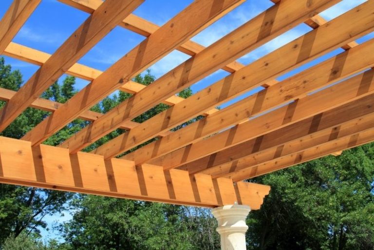 lattice pergola