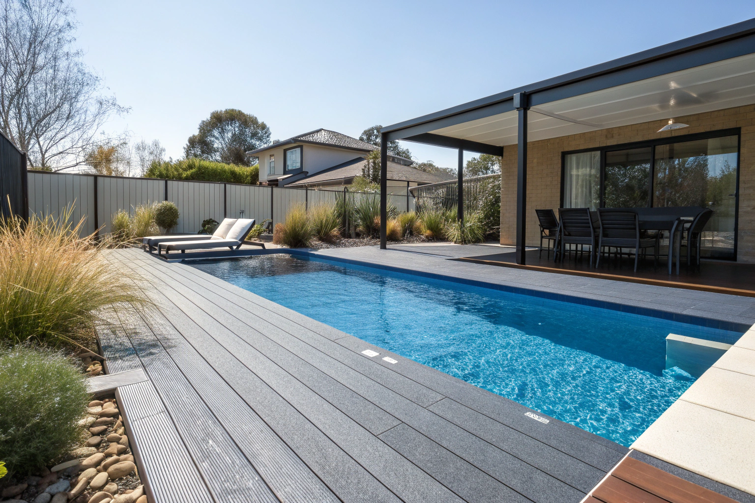 A pool deck installation in Canberra